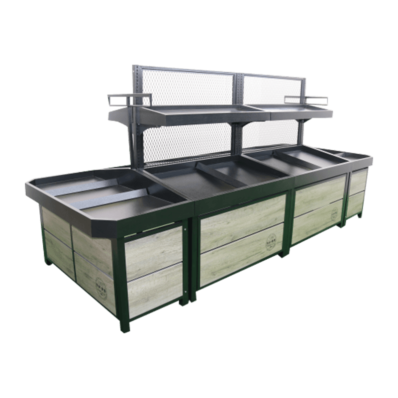 Stojan na ovocie a zeleninu s vysokou viditeľnosťou